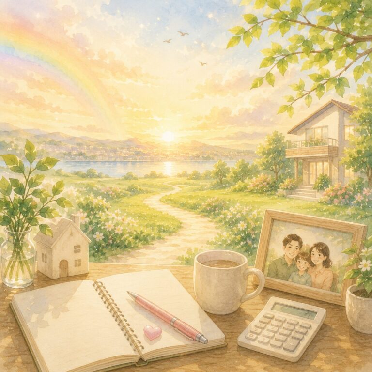 相談を通して自分や家族に合った未来を見つけていくイメージ