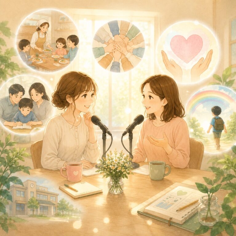 子ども食堂や幸福費®、2030年への想いをテーマにしたラジオ対談