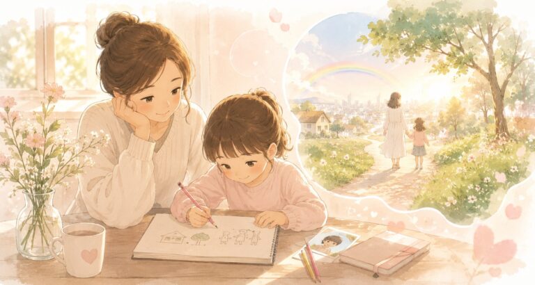 親子で未来を見つめる